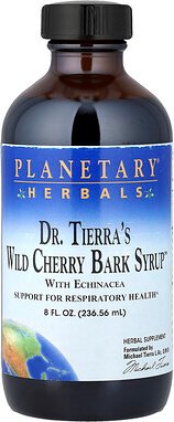 Planetary Herbals, Dr. Tierra's Wild Cherry Bark Syrup™, Wildkirschrindensirup, 236,56 ml (8 fl. oz.)