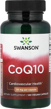 Swanson, CoQ10, 30 mg, 120 vegane Kapseln