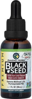 Amazing Herbs, Black Seed™, 100% reines kaltgepresstes Schwarzkümmelöl, 30 ml (1 fl. oz.)