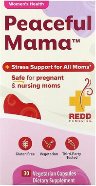 Redd Remedies, Peaceful Mama, 30 vegetarische Kapseln