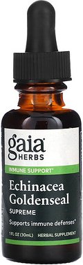 Gaia Herbs, Echinacea Goldenseal Supreme, Echinacea-Gelbwurzel in bester Qualität, 30 ml (1 fl. oz.)