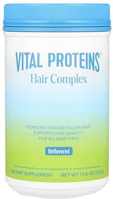 Vital Proteins, Hair Complex, Unflavored, Haar-Komplex, geschmacksneutral, 323 g (11,4 oz.)