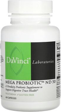 Thumbnail - DaVinci Laboratories, Mega Probiotic ND 50, Probiotikum ND 50, 60 Kapseln