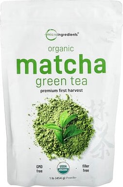 Micro Ingredients, Organic Matcha Green Tea, Bio-Matcha-Grüntee, 454 g (1 lb.)