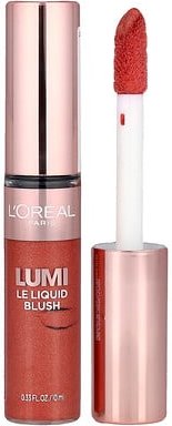 L'Oréal, Lumi, Le Liquid Blush, flüssiges Rouge, 630 Glowy True Rose, 10 ml (0,33 fl. oz.)