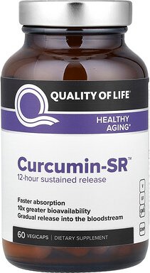 Quality of Life, Curcumin-SR, 60 VegiCaps