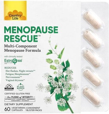 Country Life, Menopause Rescue™, 60 pflanzliche Kapseln