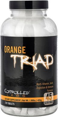 Controlled Labs, Orange Triad, Multi-Vitamin, Multivitaminpräparat, Formel zur Unterstützung von Gelenken, Verdauung und...