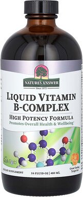 Nature's Answer, Flüssiges Vitamin B-Komplex, Natürliches Mandarine-Aroma, 480 ml (16 fl oz)