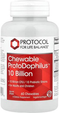 Protocol for Life Balance, Chewable ProtoDophilus™, 10 Milliarden, 60 Kautabletten