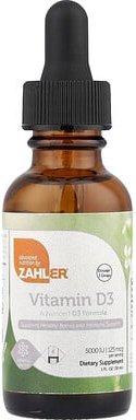 Thumbnail - Zahler, Vitamin D3, Advanced D3 Formula, 125 mcg (5.000 IU), 30 ml (1 fl. oz.)