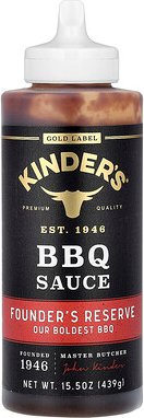 KINDER'S, Gold Label, BBQ Sauce, Gründerreservat, BBQ-Sauce, 439 g (15,5 oz.)