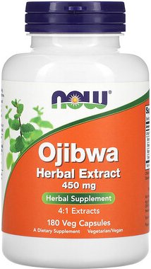 NOW Foods, Ojibwa Pflanzenextrakt, 450 mg, 180 vegetarische Kapseln