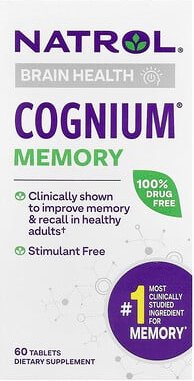 Natrol, Cognium® Memory, Gedächtnis, 100 mg, 60 Tabletten