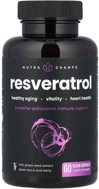 NutraChamps, Resveratrol, 60 vegane Kapseln