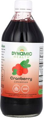 Thumbnail - Dynamic Health, Cranberry Concentrate, Cranberry-Konzentrat, Glas, 473 ml (16 fl. oz.)