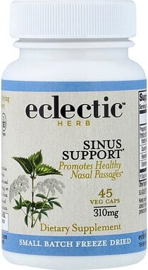Eclectic Herb, Sinus Support, Unterstützung der Nasennebenhöhlen, 45 pflanzliche Kapseln
