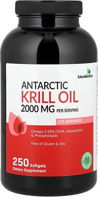 Futurebiotics, Antarctic Krill Oil, antarktisches Krillöl, 250 Weichkapseln