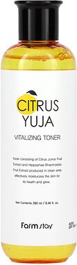 Farmstay, Citrus Yuja, Vitalisierendes Gesichtswasser, 280 ml (6,46 fl. oz.)