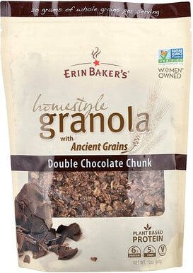 Erin Baker's, Homestyle Granola with Ancient Grains, doppelte Schokoladenstückchen, 340 g (12 oz.)