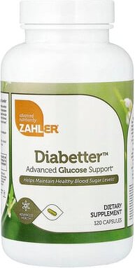 Thumbnail - Zahler, Diabetter™, Advanced Glucose Support, verbesserte Glucoseunterstützung, 120 Kapseln
