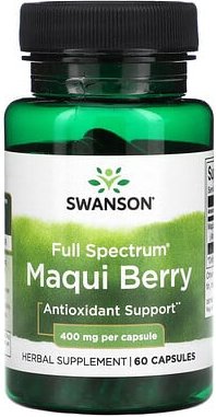 Thumbnail - Swanson, Full Spectrum, Maqui-Beere, 400 mg, 60 Kapseln