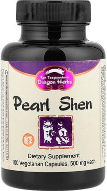 Dragon Herbs, Pearl Shen, 500 mg, 100 pflanzliche Kapseln