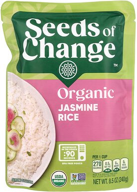 Seeds of Change, Organic Jasmine Rice, Bio-Jasminreis, 240 g (8,5 oz.)
