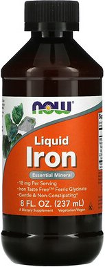 NOW Foods, Liquid Iron, Eisenpräparat in flüssiger Form, 18 mg, 237 ml (8 fl. oz.)