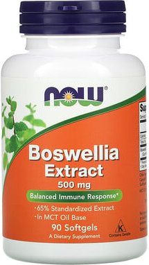 NOW Foods, Boswellia-Extrakt, 500 mg, 90 Weichkapseln