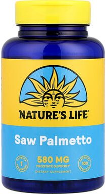 Nature's Life, Saw Palmetto, Sägepalmenbeere, 580 mg, 100 Kapseln