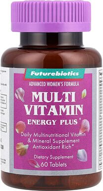 Thumbnail - Futurebiotics, Advanced Women's Formula, Multivitamin Energy Plus, 60 Tabletten