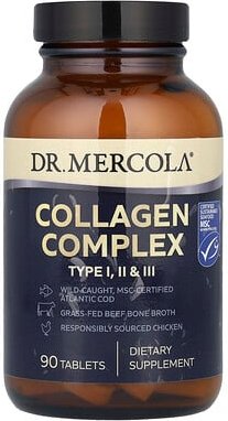 Thumbnail - Dr. Mercola, Kollagenkomplex, Typ I, II und III, 90 Tabletten