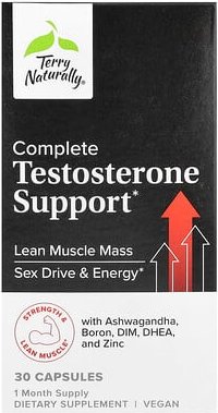 Thumbnail - Terry Naturally, Complete Testosterone Support, vollständige Testosteronunterstützung, 30 Kapseln
