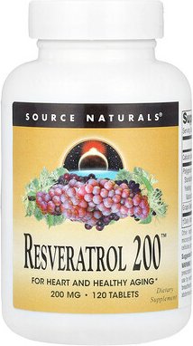 Source Naturals, Resveratrol 200™, 200 mg, 120 Tabletten