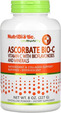 Thumbnail - NutriBiotic, Immunity, Ascorbat Bio-C, Vitamin C with Bioflavonoids and Minerals, 227 g (8 oz.)