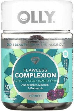OLLY, Makelloser Teint, Beere Fresh, 50 Fruchtgummis