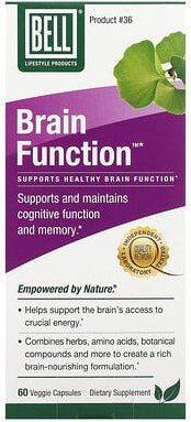 Bell Lifestyle, Gehirnfunktion, 60 pflanzliche Kapseln
