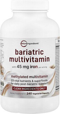 Micro Ingredients, Bariatric Multivitamin, 240 pflanzliche Kapseln