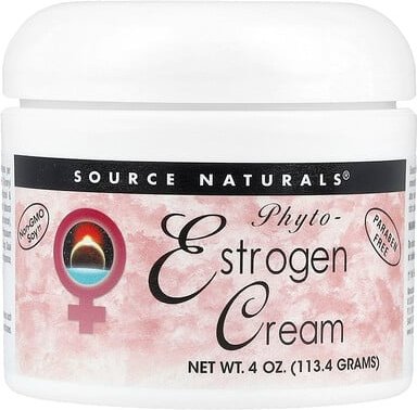 Source Naturals, Phyto-Estrogen Cream, Phyto-Östrogen-Creme, 113,4 g (4 oz.)