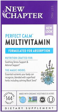 Thumbnail - New Chapter, Perfect Calm Multivitamin, 144 pflanzliche Tabletten