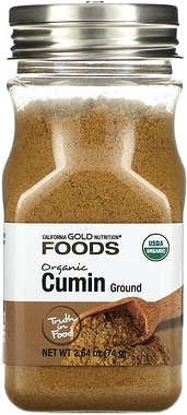 California Gold Nutrition, Foods, Organic Cumin, Bio-Kreuzkümmel, 74 g (2,64 oz.)