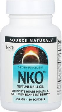 Source Naturals, NKO™, Neptune Krill Oil, Neptun-Krill-Öl, 500 mg, 30 Weichkapseln