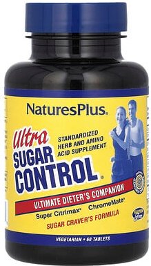 Thumbnail - NaturesPlus, Ultra Sugar Control, ultimativer Begleiter für Diäten, 60 Tabletten