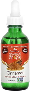 Thumbnail - SweetLeaf Stevia, Sweet Drops, süße Tropfen, Zimt, 60 ml (2 fl. oz.)