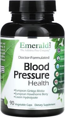 Emerald Laboratories, Blood Pressure Health, 90 pflanzliche Kapseln