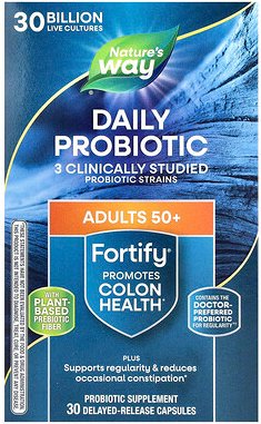 Thumbnail - Nature's Way, Fortify®, tägliches Probiotikum, Erwachsene ab 50, 30 Milliarden KBE, 30 Kapseln mit verzögerter Freisetzu...