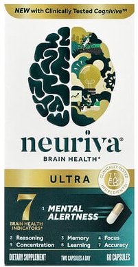 Schiff, Neuriva® Brain Health, Ultra, Gehirngesundheit, 60 Kapseln