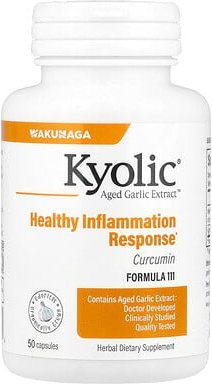 Thumbnail - Kyolic, Aged Garlic Extract™, Kurkumin, 50 Kapseln