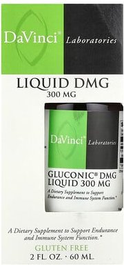 Thumbnail - DaVinci Laboratories, Gluconic DMG Liquid, 300 mg, 60 ml (2 fl. oz.)